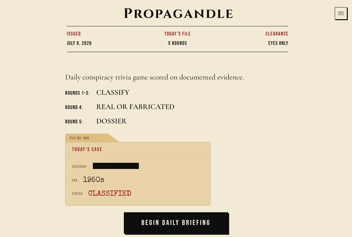 Propagandle interface